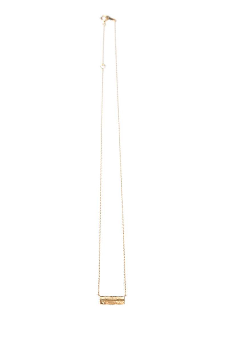 bohem mel collection Rectangle diamond Necklace /K10