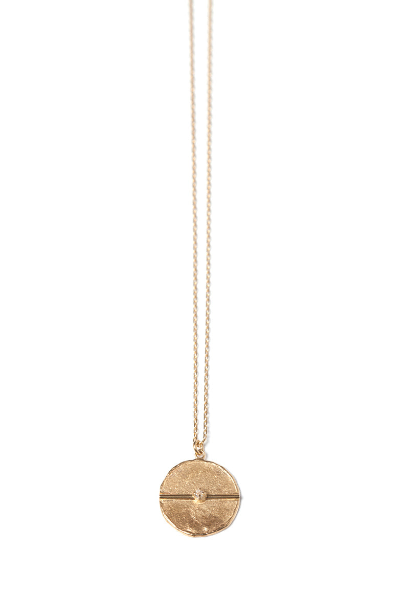 bohem mel collection Round diamond Necklace /K10