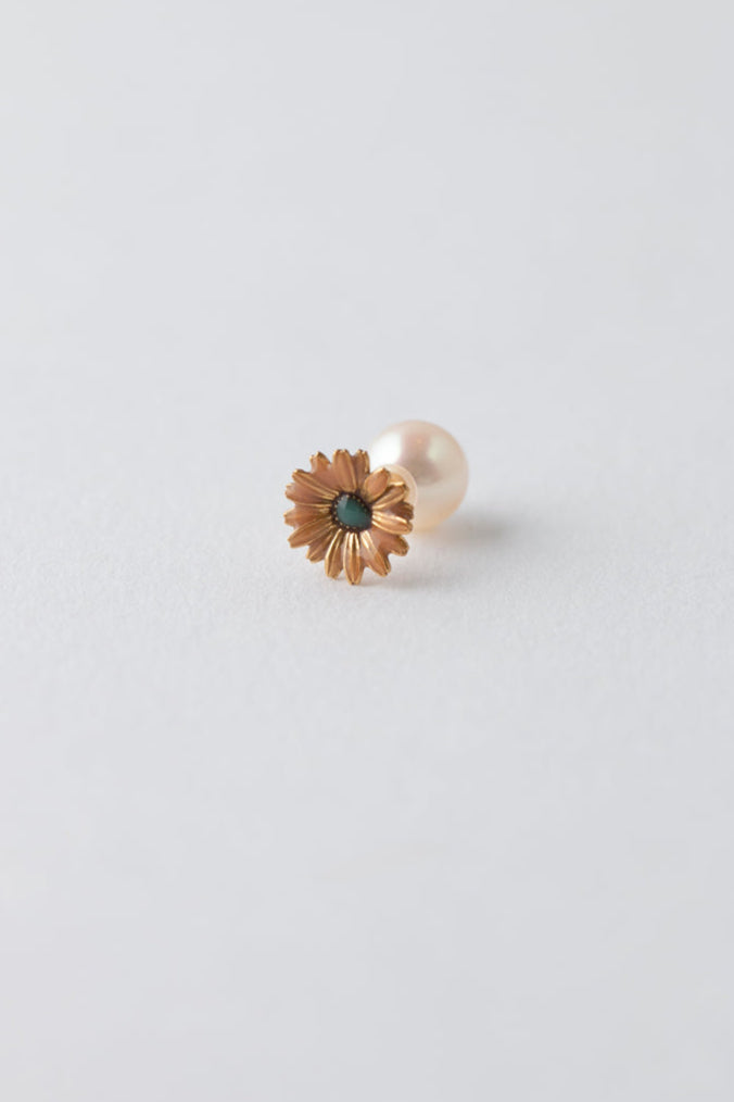 bohem,bohem ジュエリー,マーガレット　ピアス,花　ピアス,ボヘム
