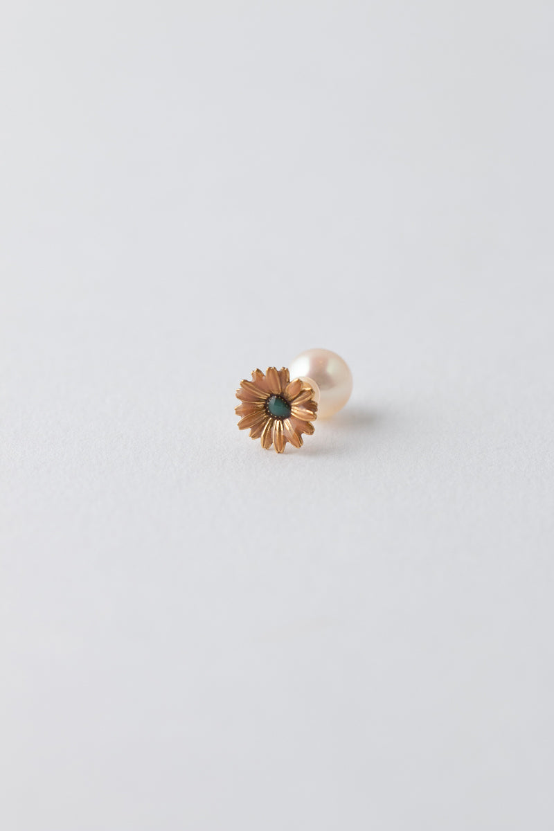 bohem,bohem ジュエリー,マーガレット　ピアス,花　ピアス,ボヘム