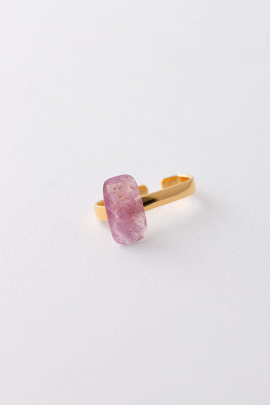 bohem Loose Stone Collection pink sapphire ear cuff