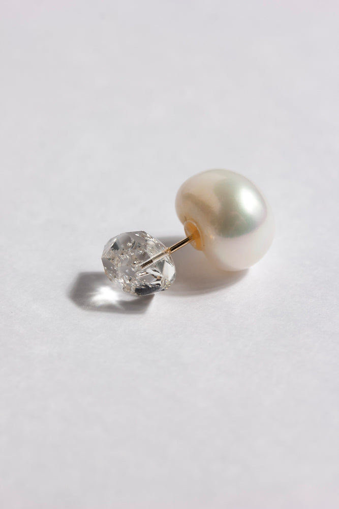 bohem Loose Stone Collection herkimer-diamond stud pierce /K10