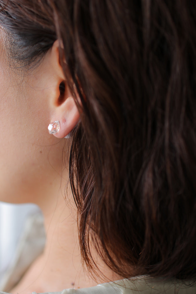 bohem Loose Stone Collection herkimer-diamond stud pierce /K10