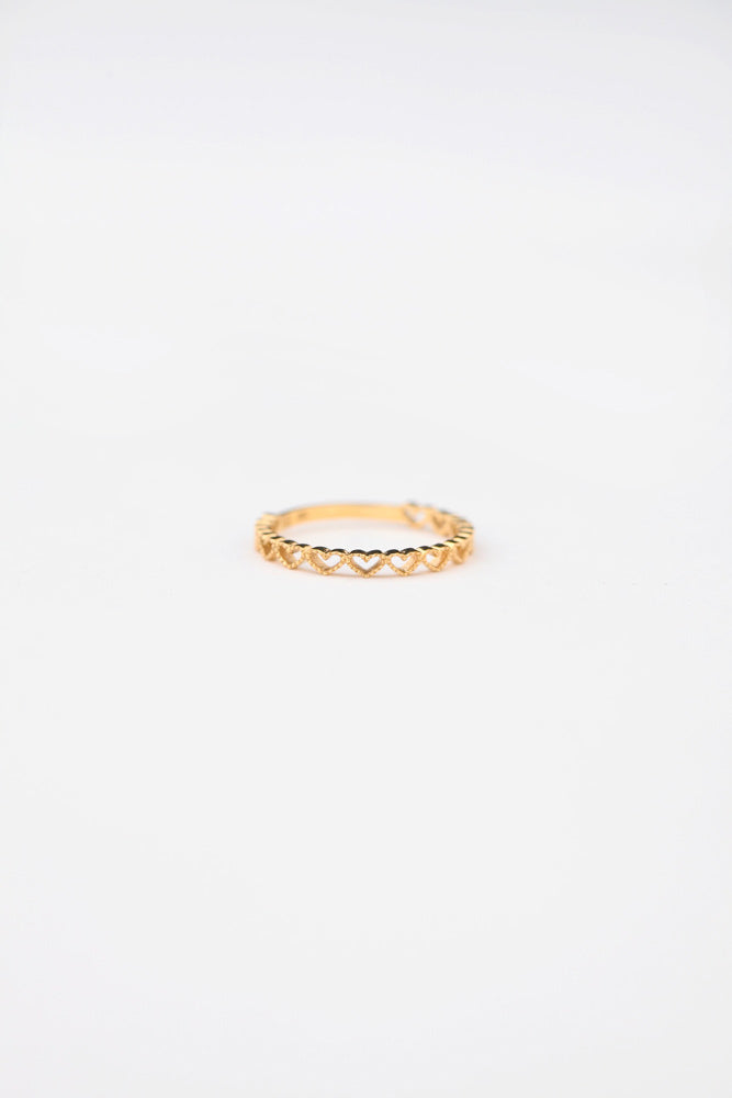 bohem Repeat collection Heart or Oval mini Ring/K10
