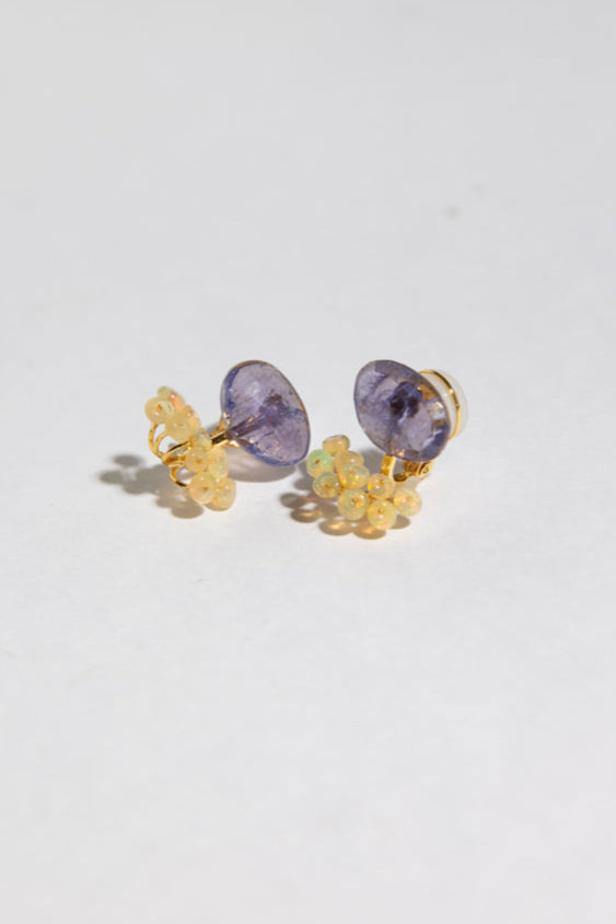 Fairy Earrings tanzanite*opal Earrings
