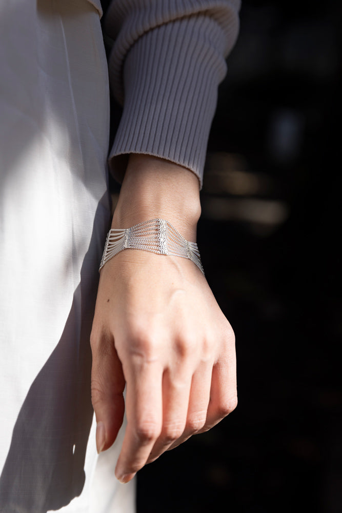 hannah keefe bellows bracelet bracelet/Silver