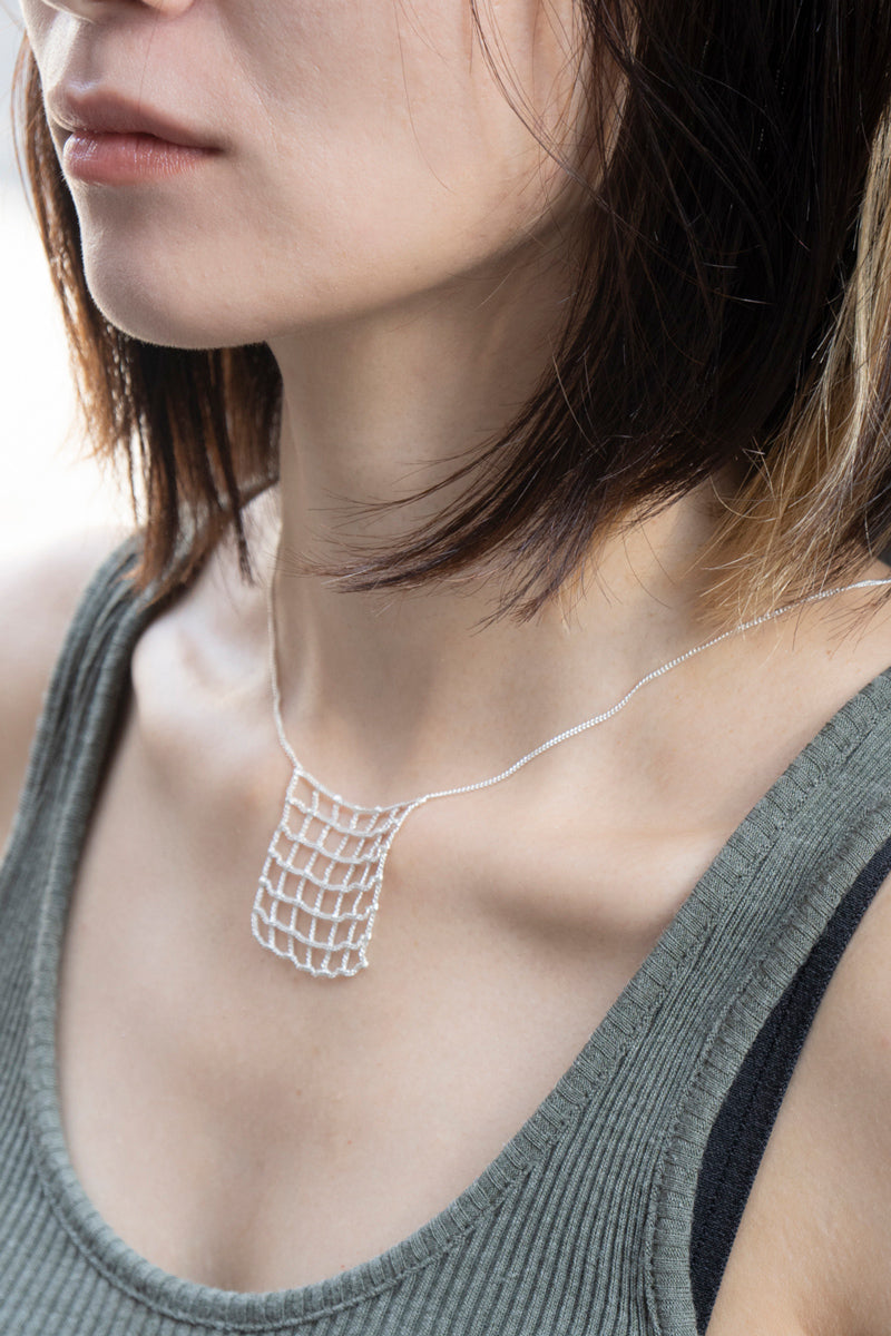 hannah keefe lil net necklace ネックレス/Silver