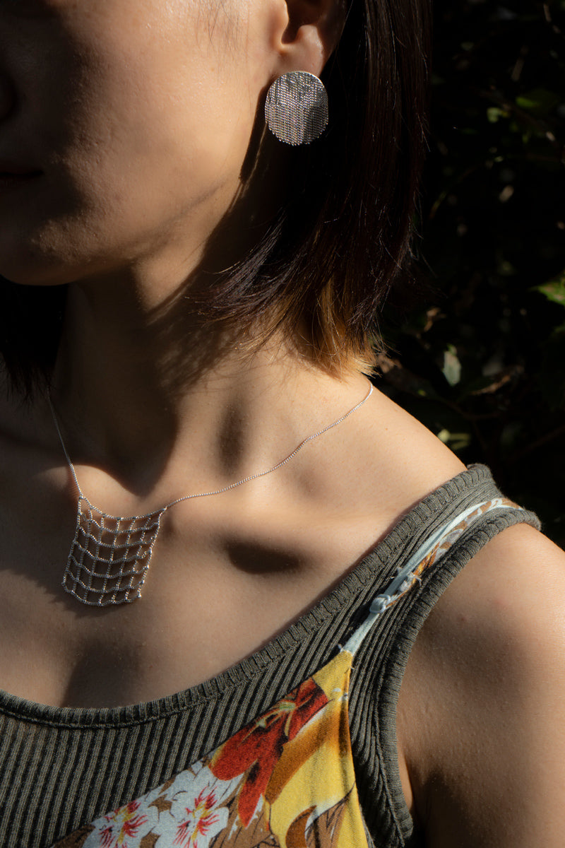 hannah keefe lil net necklace ネックレス/Silver