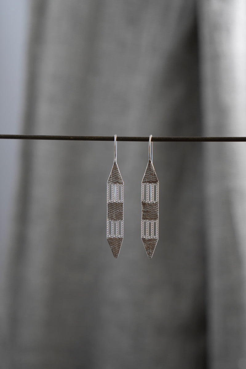 hannah keefe LACE earrings Earrings/Silver