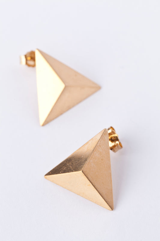 jaren Triangle gold earring ピアス