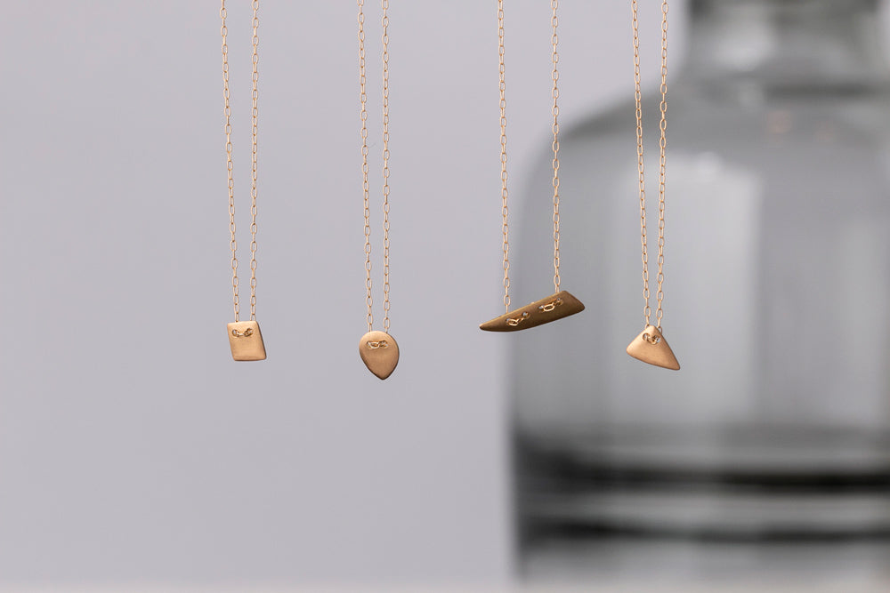 LANA ia lani FLAKES necklace Triangle ネックレス/K18