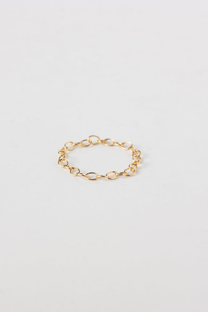 MINIMUMNUTS tiny necklace chain chain ring 4/K18