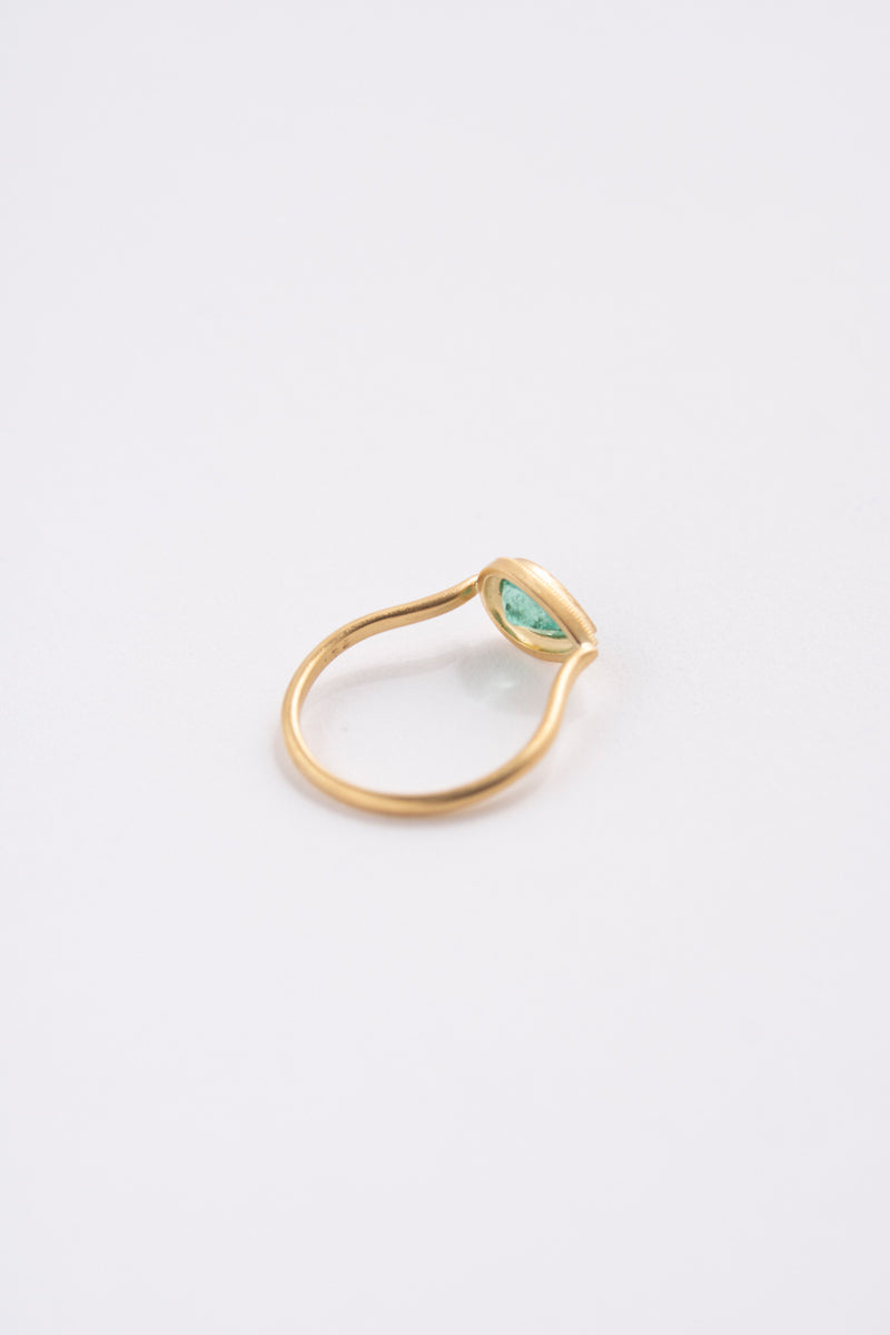 MONAKA jewelery flat stone Tanzanite Ring Tanzanite ring/K14
