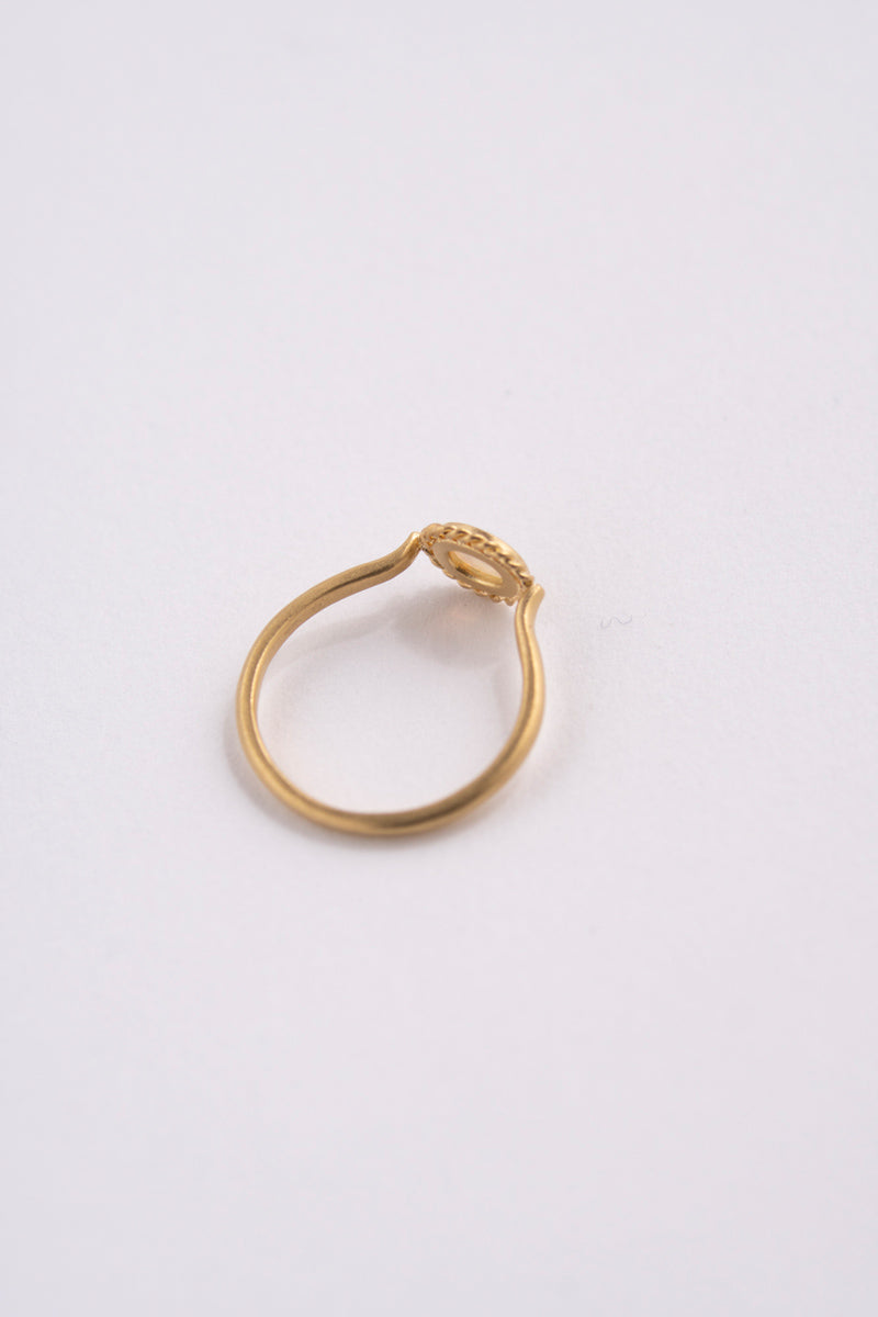 MONAKA jewellery twist opal ring オパールリング/K18