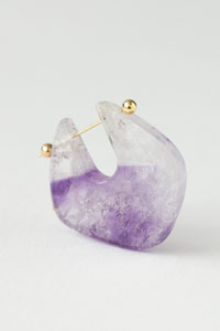 MONAKAjewellery Super seven quartz pierce Super seven rock earrings/K18