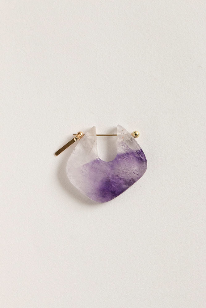 MONAKAjewellery Super seven quartz rock pierce /K18