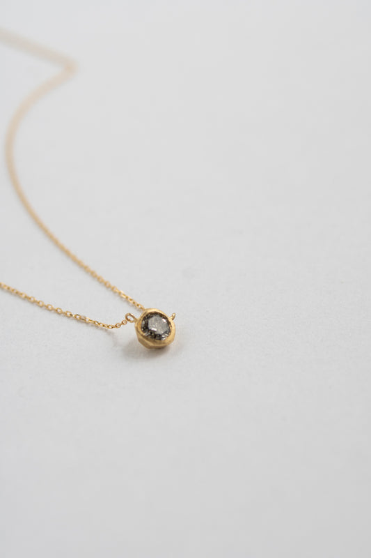 MONAKA jewellery Rough collet natural diamond necklace ネックレス/K18