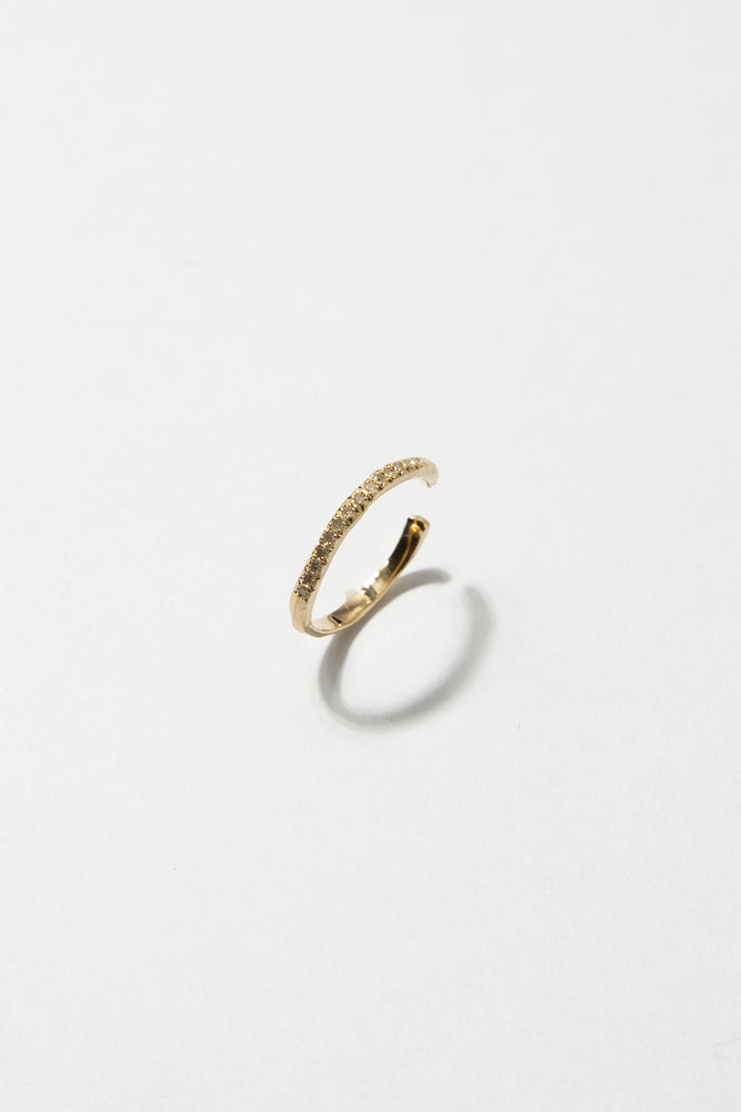 MONAKA jewelery Hibiki Diamond ear cuff /K14