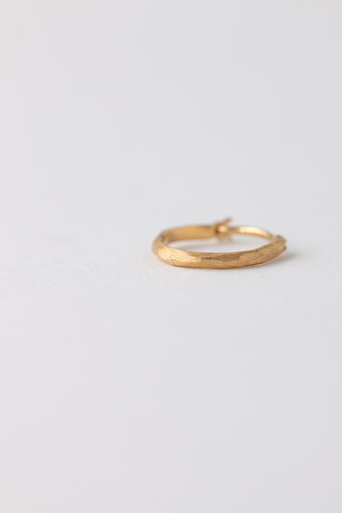 MONAKA jewellery Hibiki hoop pierce color stone &amp; diamond /K18