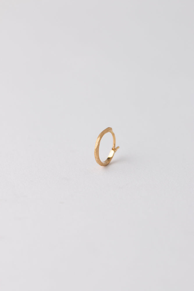 MONAKA jewellery Hibiki hoop pierce color stone &amp; diamond /K18