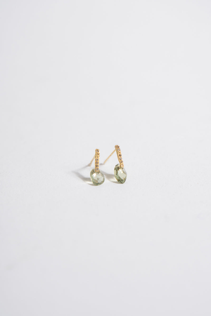 MONAKAjewellery Hibiki sapphire pierce サファイアピアス/K18