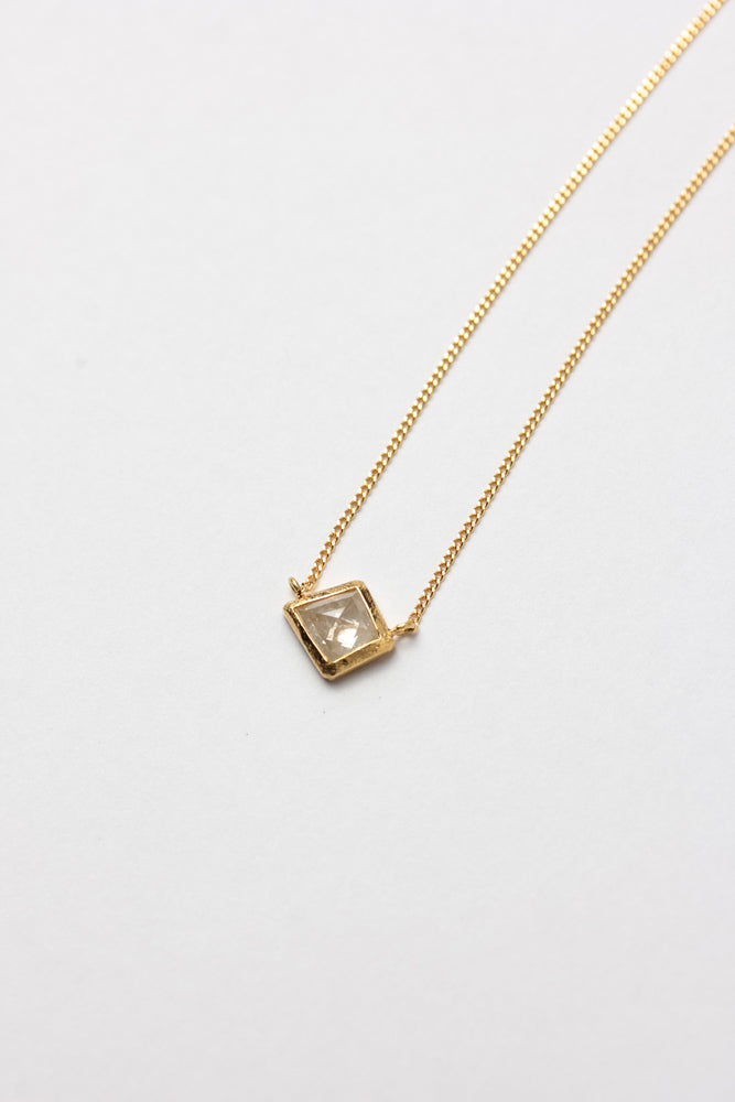 MONAKA jewelery Kite cut natural diamond necklace diamond necklace/K18