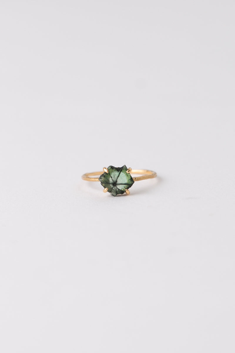 MONAKA jewellery Trapitche Emerald Prong Ring トラピッチェエメラルドリング/K18