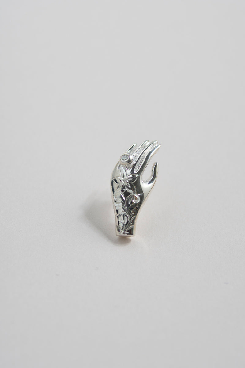 PALA FIGA ダイヤモンドハンドピアス diamond /Silver