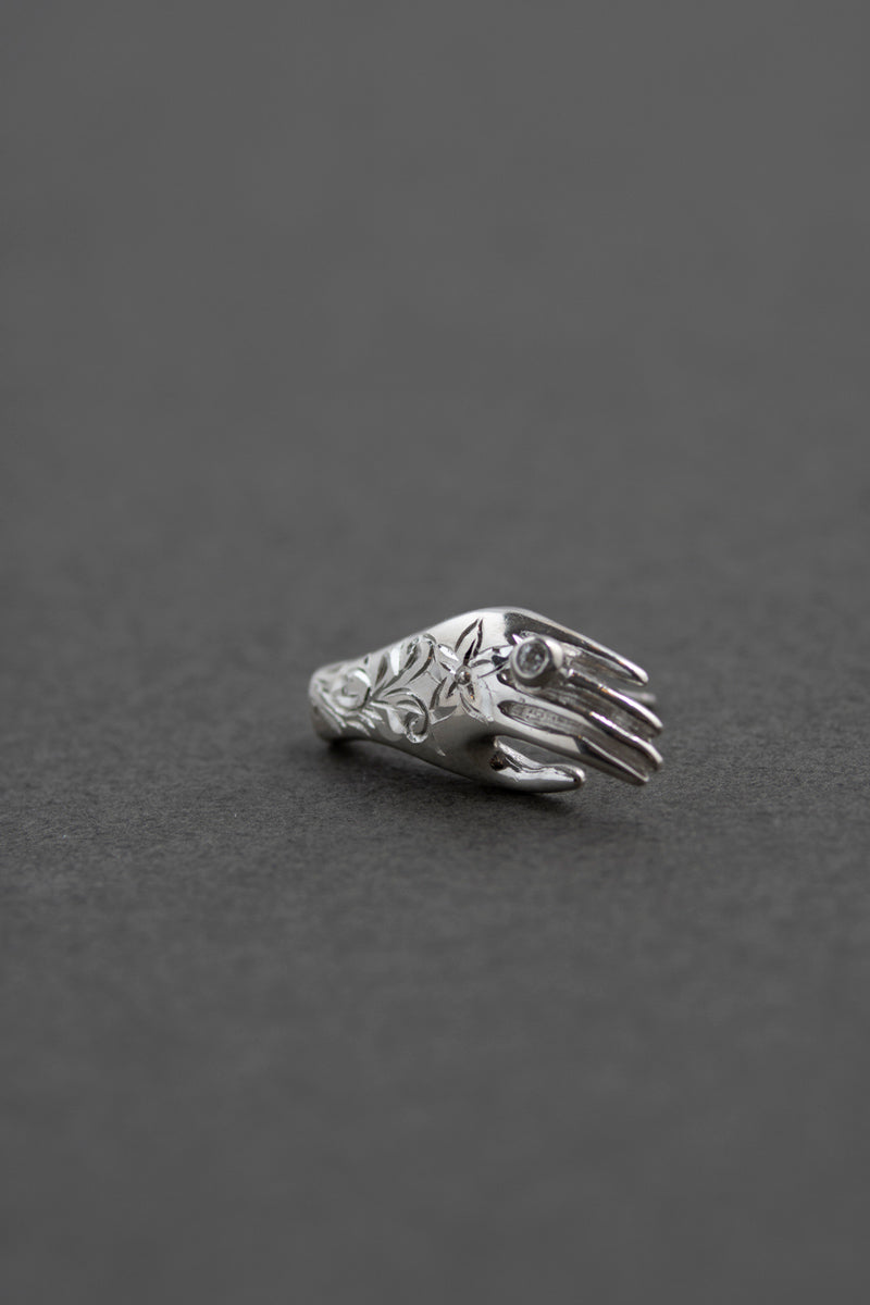 PALA FIGA ダイヤモンドハンドピアス diamond /Silver