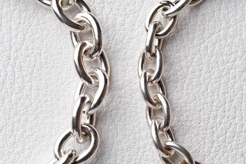 simmon Basic Oval chain bracelet /Silver