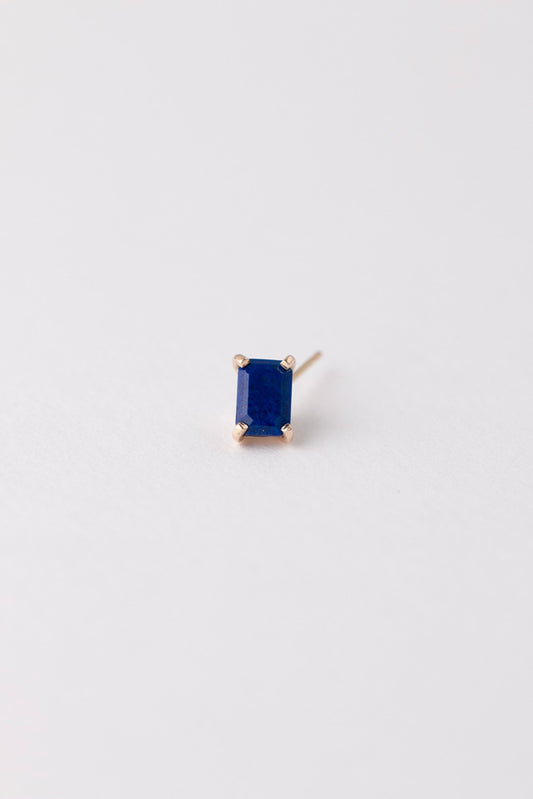 simmon 1 stone pierce lapis lazuli pierce/K10