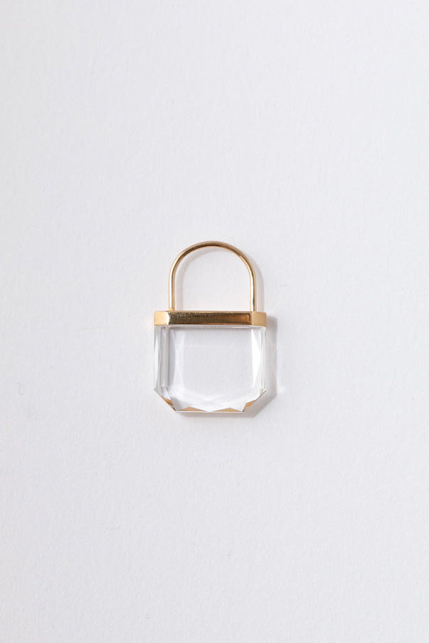Seta Hang Pierced Earring Hexagon /K18