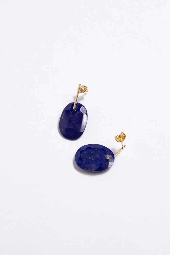 SU CANDY Lapis lazuli earrings/K18