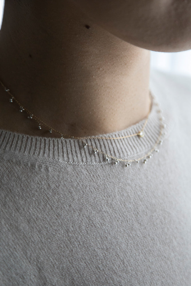 Perche? suzunari Necklace Necklace 6/K18